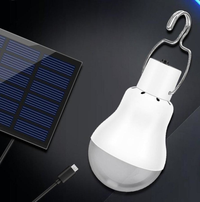 Lâmpada Portátil de LED com Painel Solar - Super Mix Store Default Title