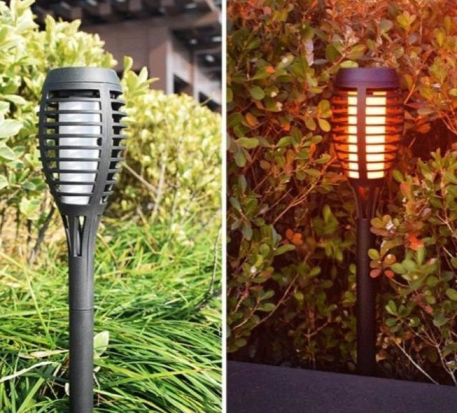 Torch Led com Painel Solar - Super Mix Store 2pcs