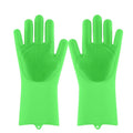 Luvas Magicas de Silicone para Limpeza - Super Mix Store Verde