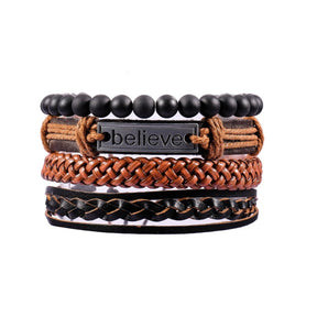 Pulseira Masculina Couro 887