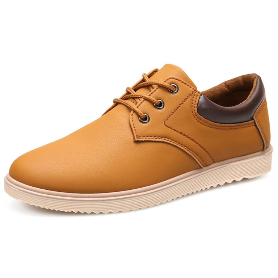 Sapato Casual De Couro Premium Masculino Caramelo / 38 959