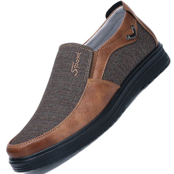 Sapato Masculino Slip On Casual Khaki / 38 860