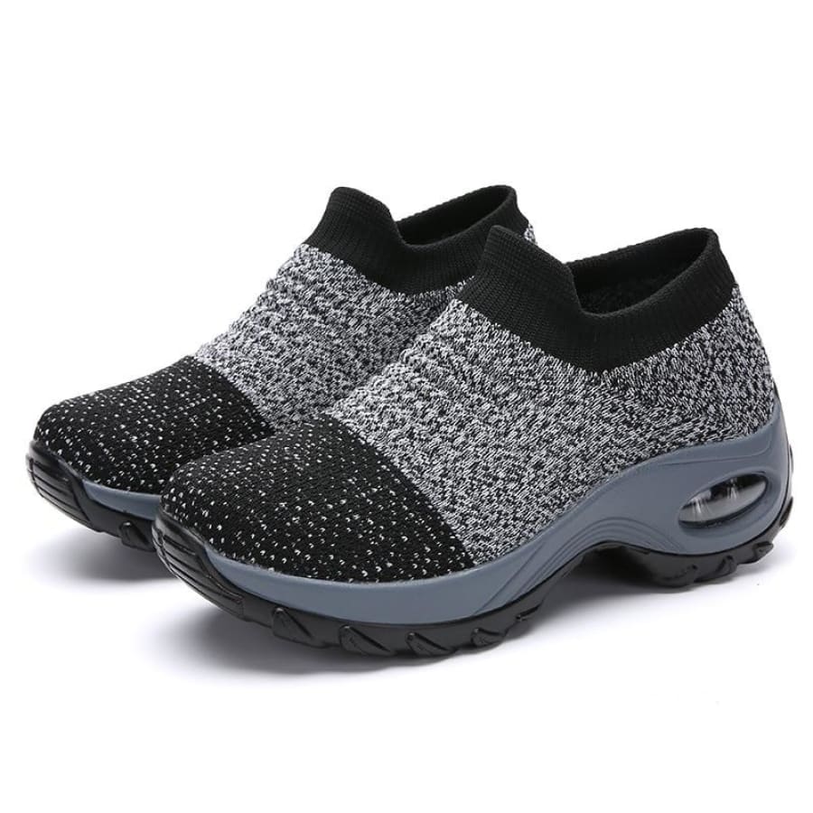 Tênis Esportivo Para Caminhada Confort Cinza / 35 703