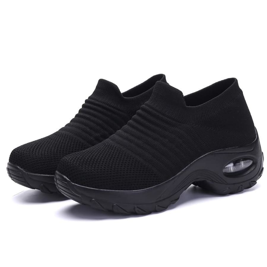 Tênis Esportivo Para Caminhada Confort Preto / 35 703
