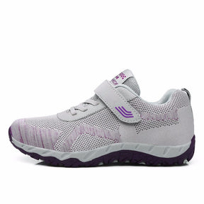 Tênis Feminino Caminhada Confortável Run Cinza / 34 941