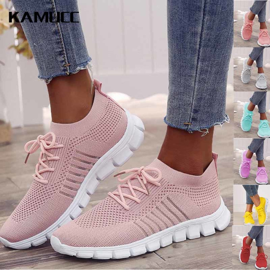 Tênis Feminino Knit Confortável 940