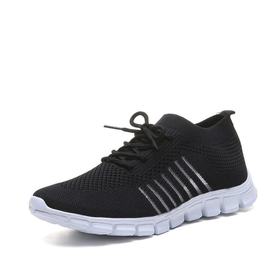 Tênis Feminino Knit Confortável Preto / 34 940