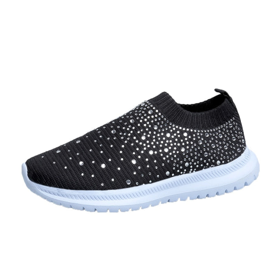 Tênis Feminino Mesh Strass 948