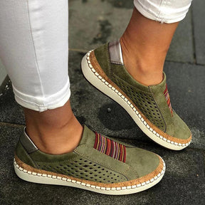 Tênis Mocassim Feminino Solado Corda Verde / 33 944